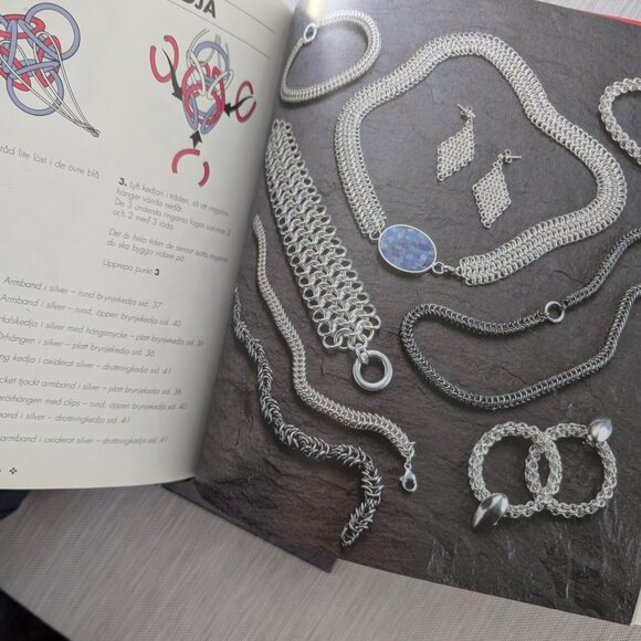 2 Books -How to make Viking Chain Jewelry & Modern Chains Chainmail - Petersen - Picture 5 of 8